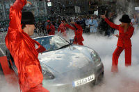 Организация событий. Открытие автосалона «Porsche», 2004 год